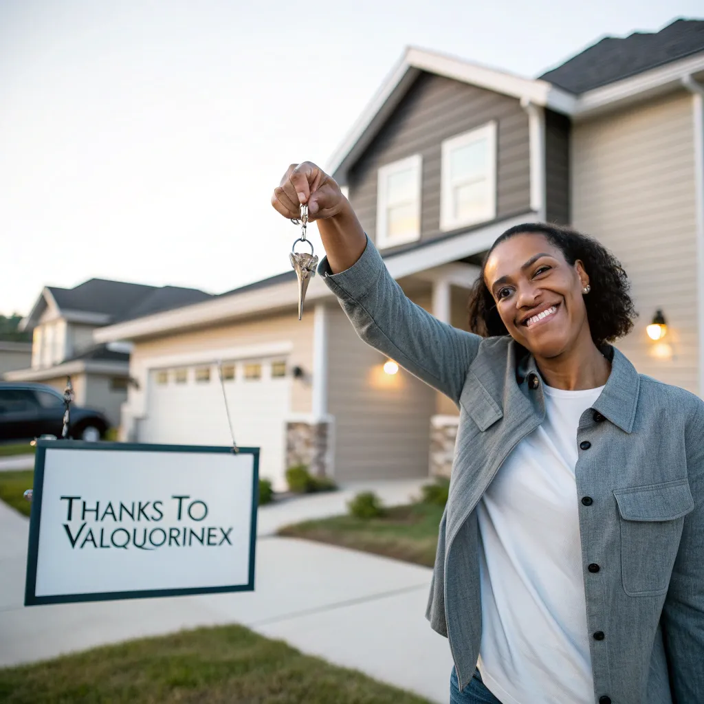 Happy customer with new home thanks to VALQUORINEX